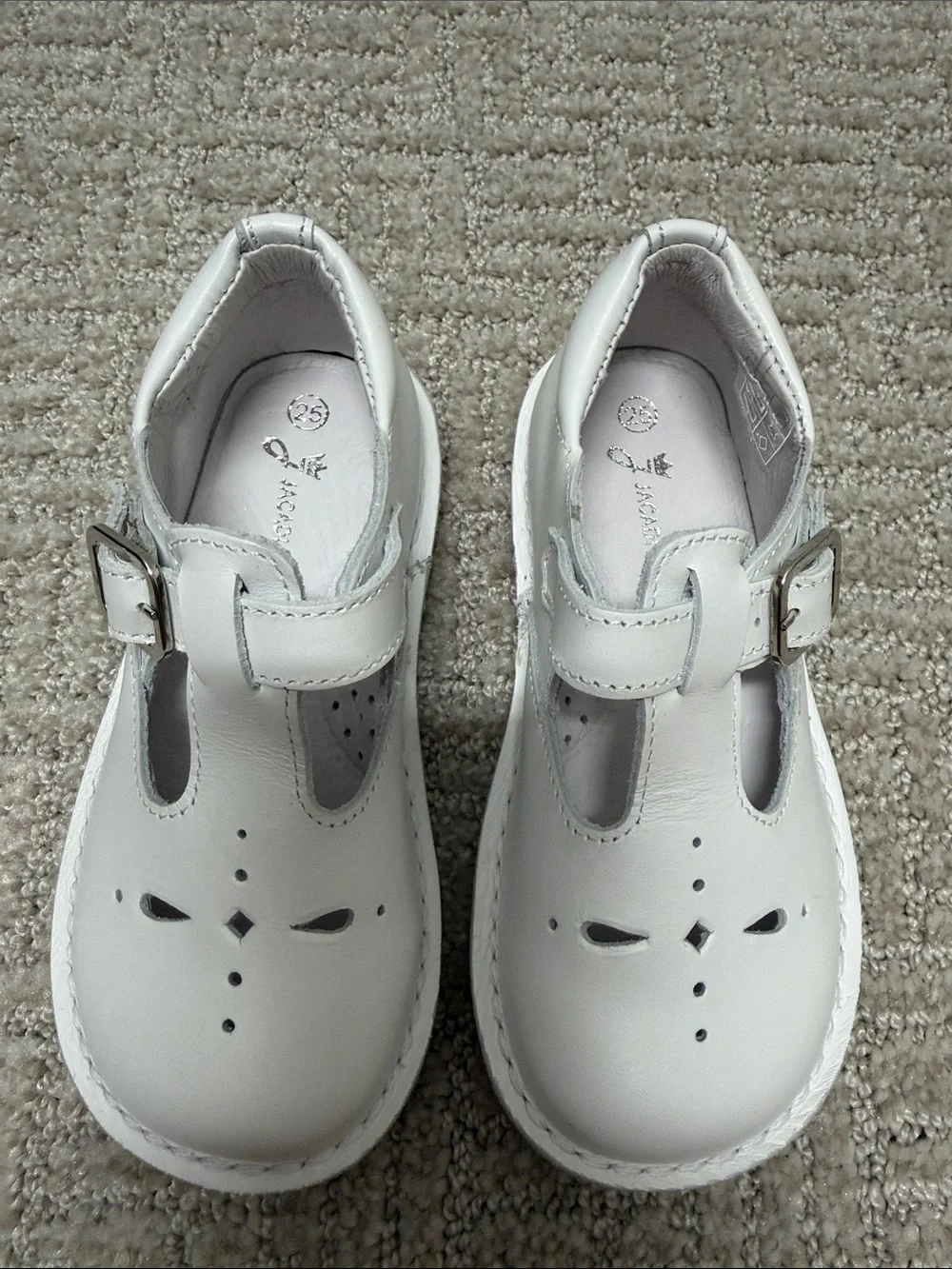 Jacadi Salome White Leather shoes unisex EU25